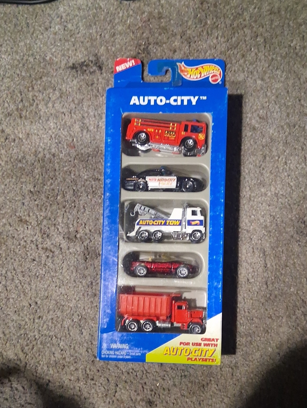 Kids Toy Vehicle Pack - Red & Black Assortment